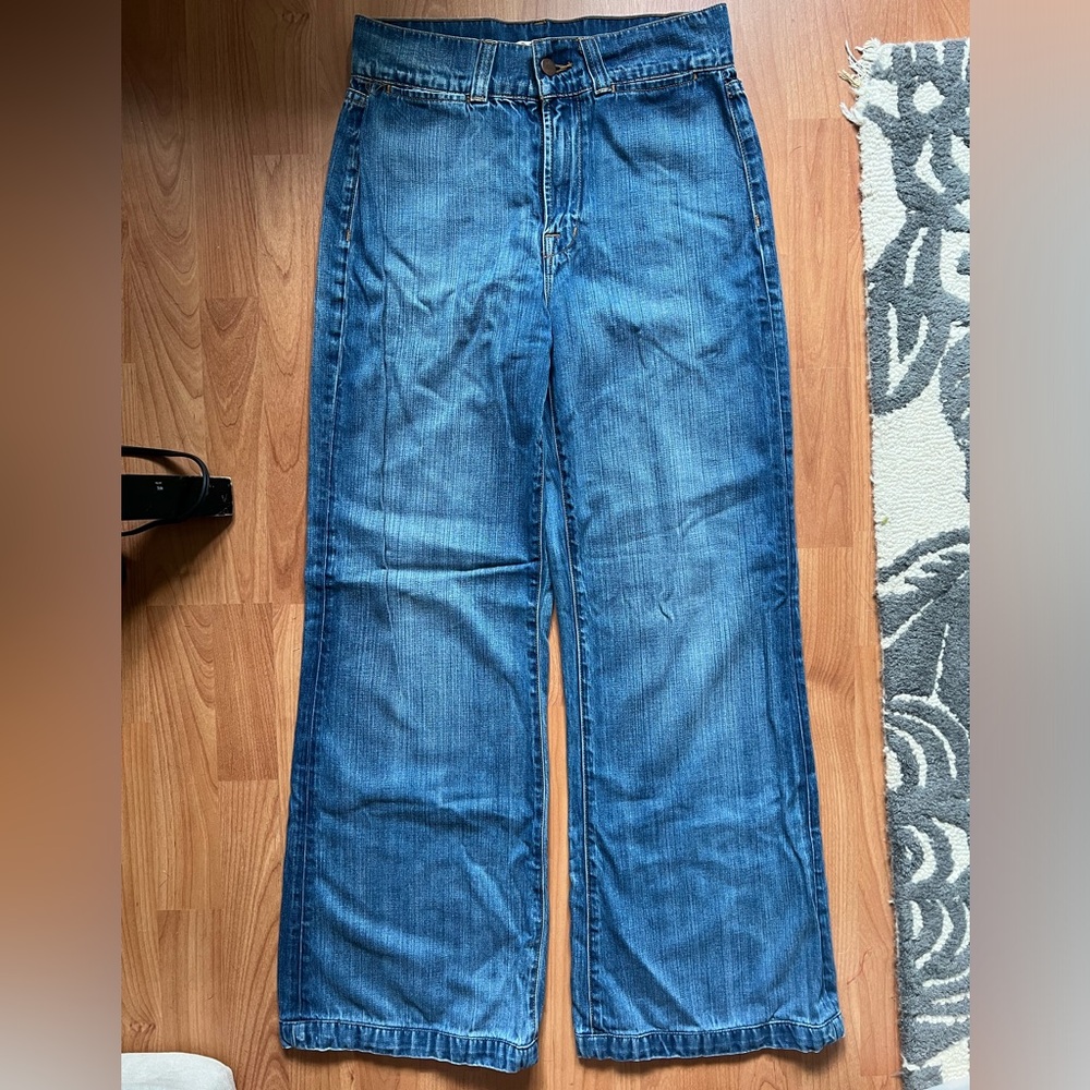 J Brand Zazou wide leg jeans